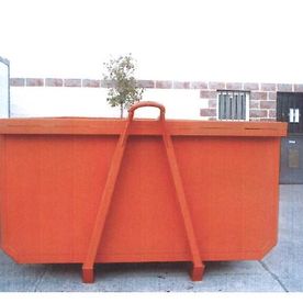 Metálicas Carreño contenedor naranja